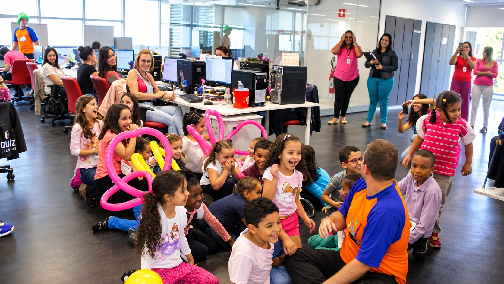 Evento infantil produzido pela Quiz Eventos